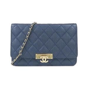 CHANEL Blue Wallet